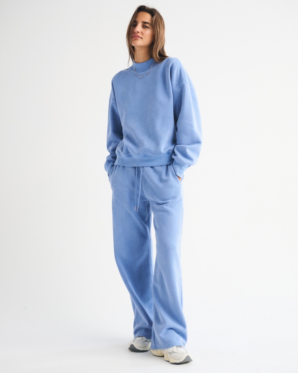 Sunday Mockneck Crew, Blue view 2