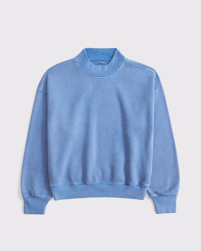 Women's Sunday Mockneck Crew | Women's Tops | Abercrombie.com