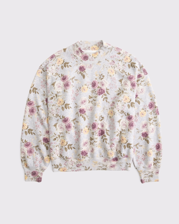 Women's Sunday Mockneck Crew | Women's Clearance | Abercrombie.com