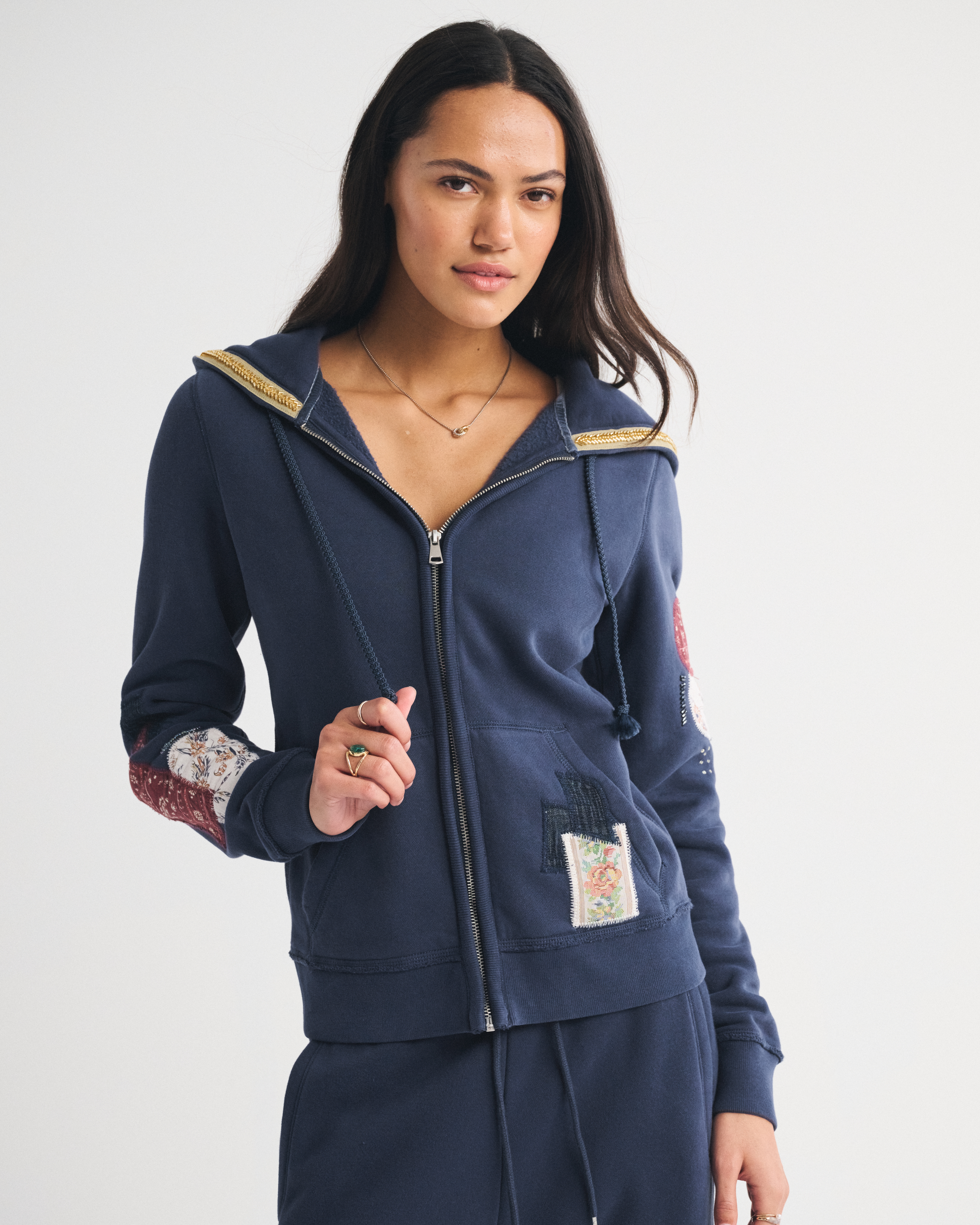 Женские топы Abercrombie & Fitch Sunday Hooded Full-Zip — фото 2