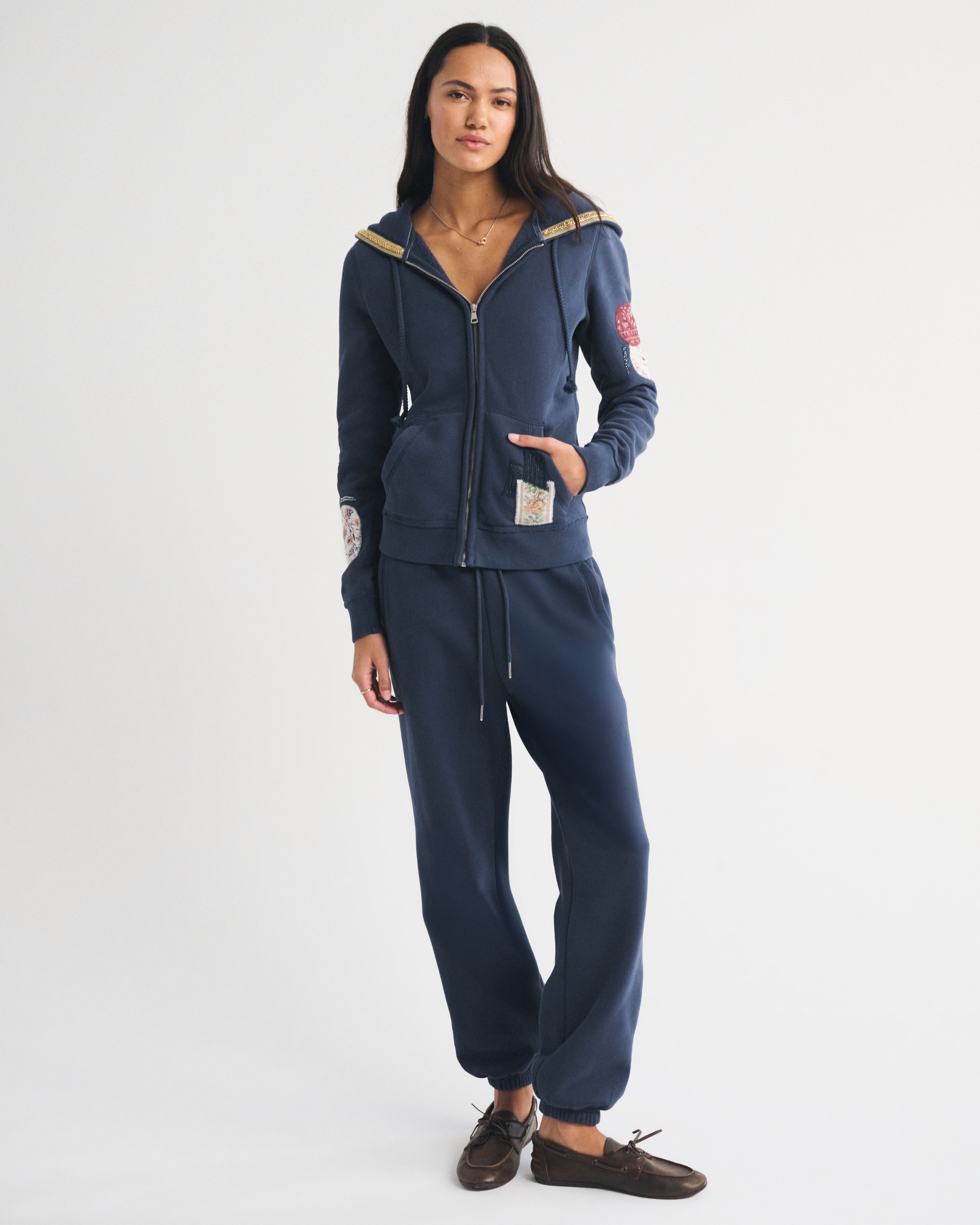 Женские топы Abercrombie & Fitch Sunday Hooded Full-Zip — фото 3