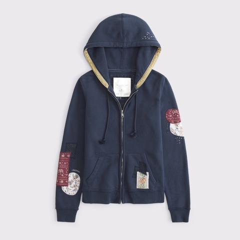 Женские топы Abercrombie & Fitch Sunday Hooded Full-Zip