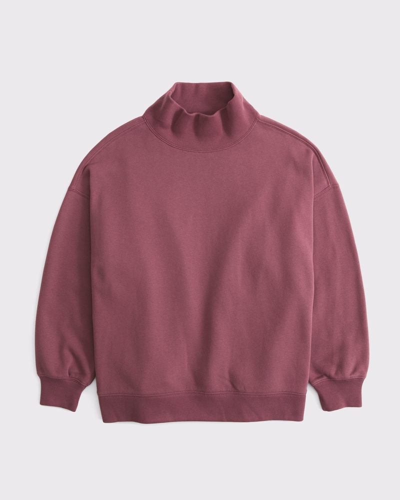 La Sudadera Con Cuello Redondo 18000 De Color Morado Oscuro De