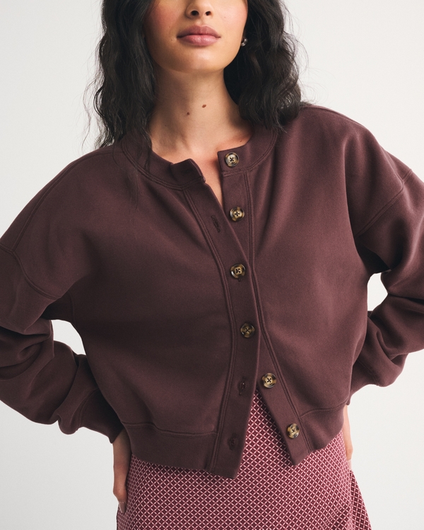 Sunday Shrunken Crew Cardigan