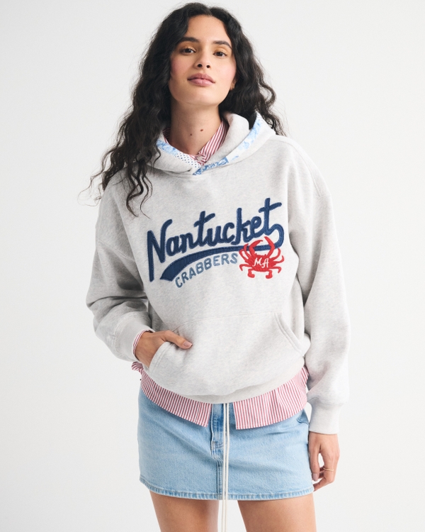 Sunday Hoodie, Light Gray view 1