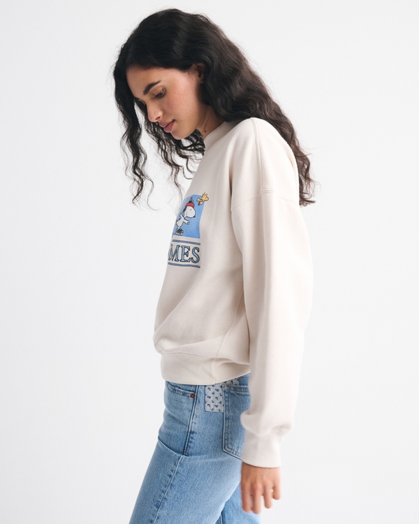 Snoopy Sunday Mockneck Crew