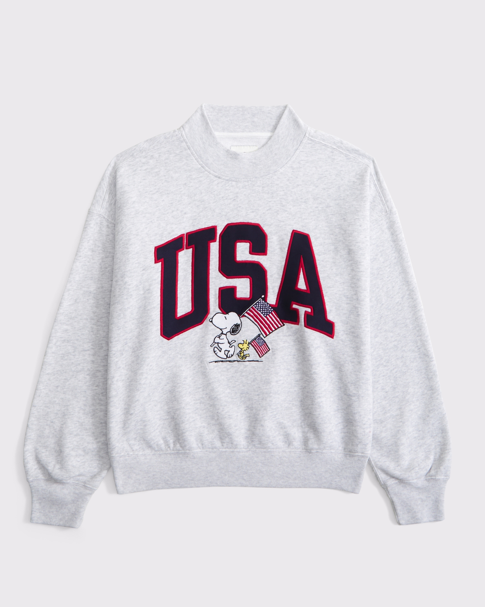 Snoopy Sunday Mockneck Crew