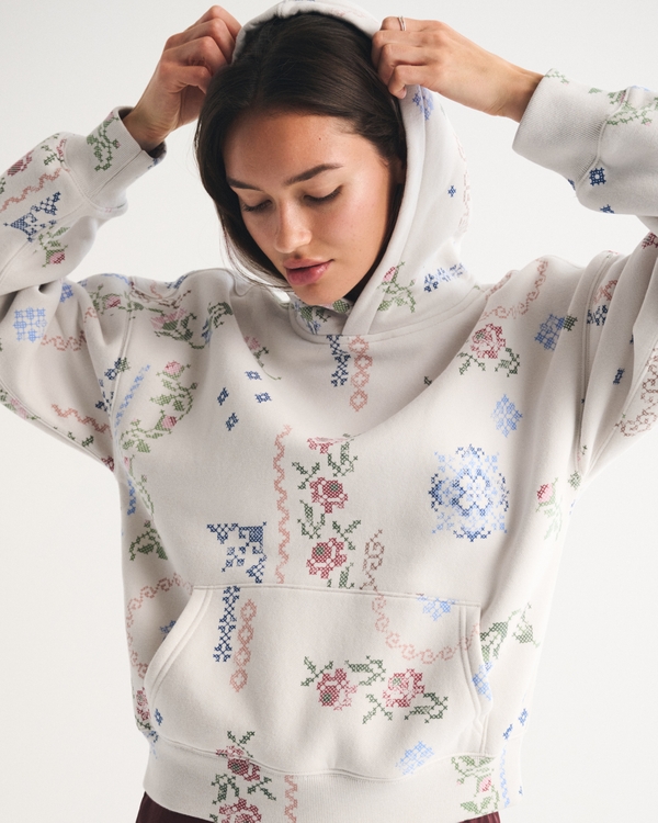 Sunday Hoodie, Light Sand Pattern view 2