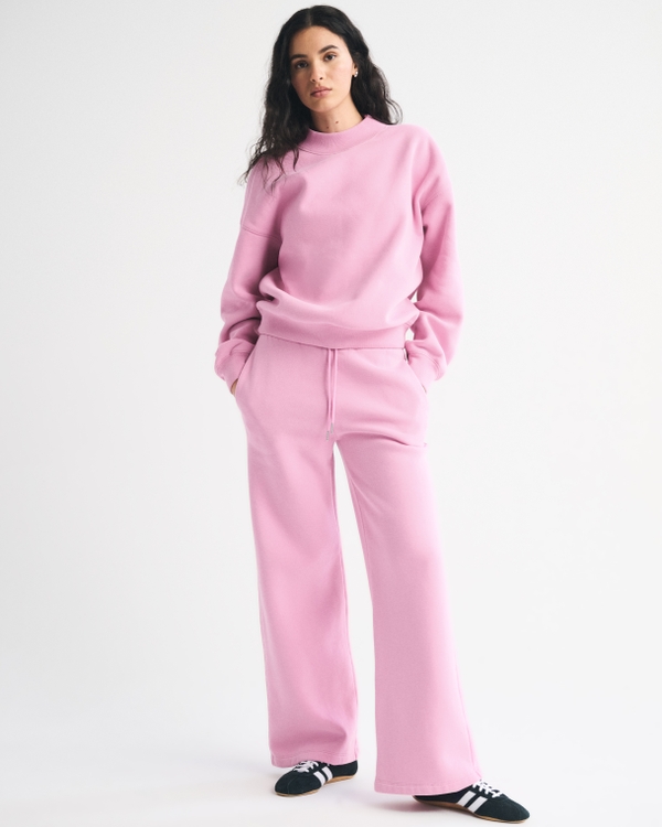 Sunday Mockneck Crew, Mauve view 2