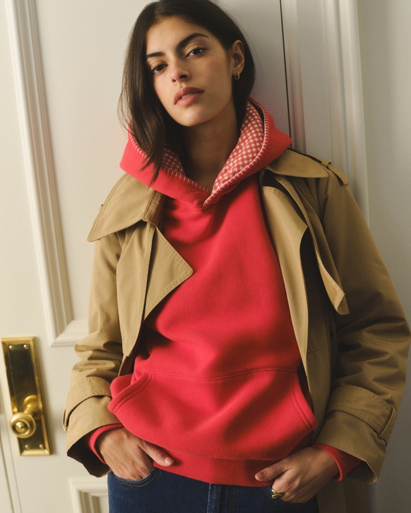 Sunday Hoodie, Vivid Red view 1