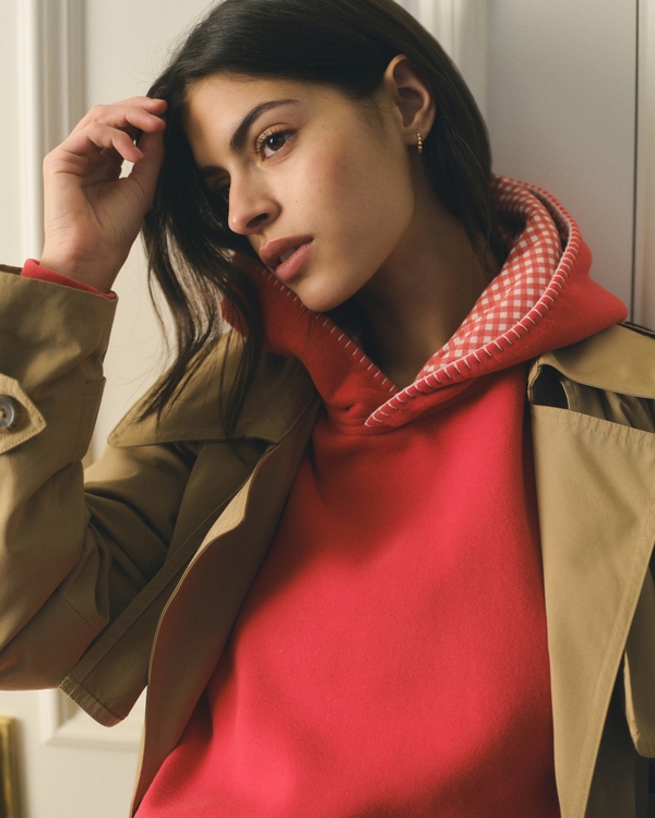 Sunday Hoodie, Vivid Red view 2