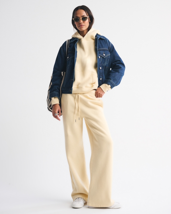 Sunday Hoodie, Light Yellow view 2