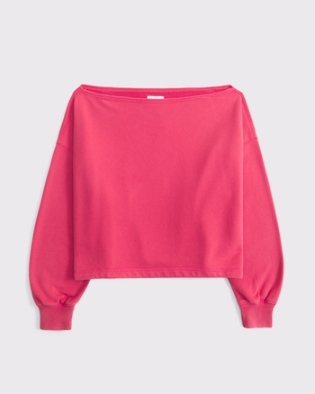 Sunday Terry Off-The-Shoulder Top