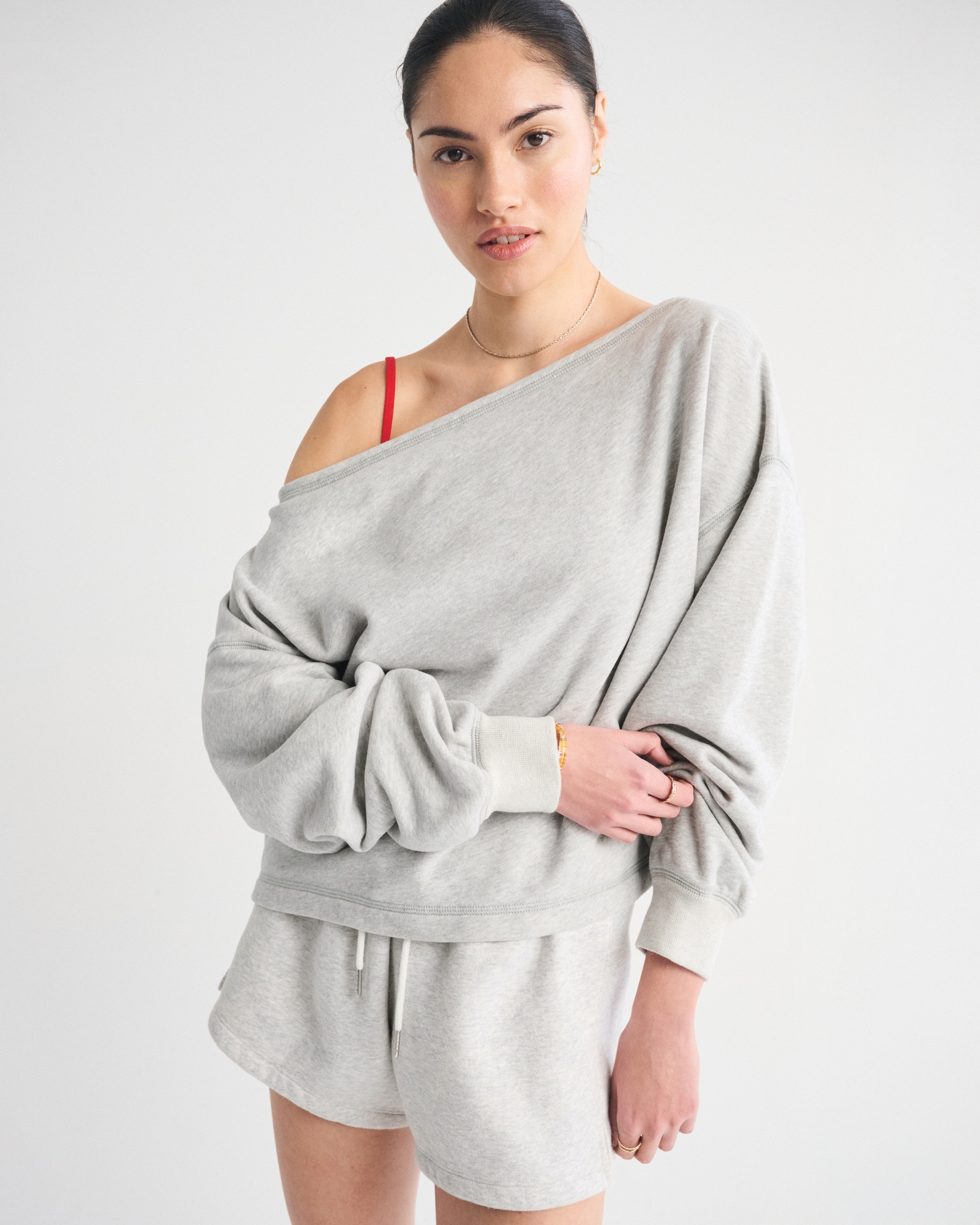 Sunday Terry Off-The-Shoulder Top