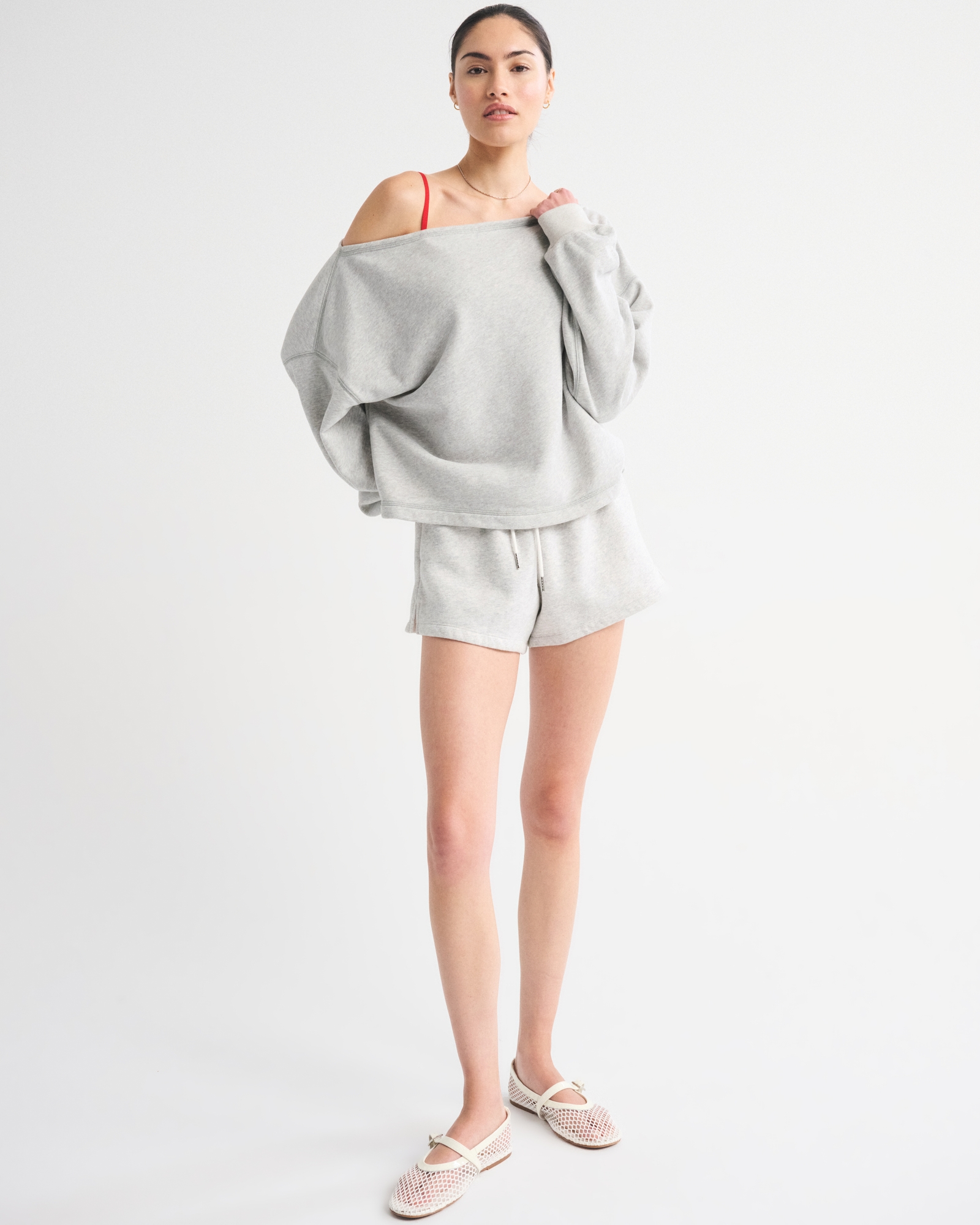 Sunday Terry Off-The-Shoulder Top