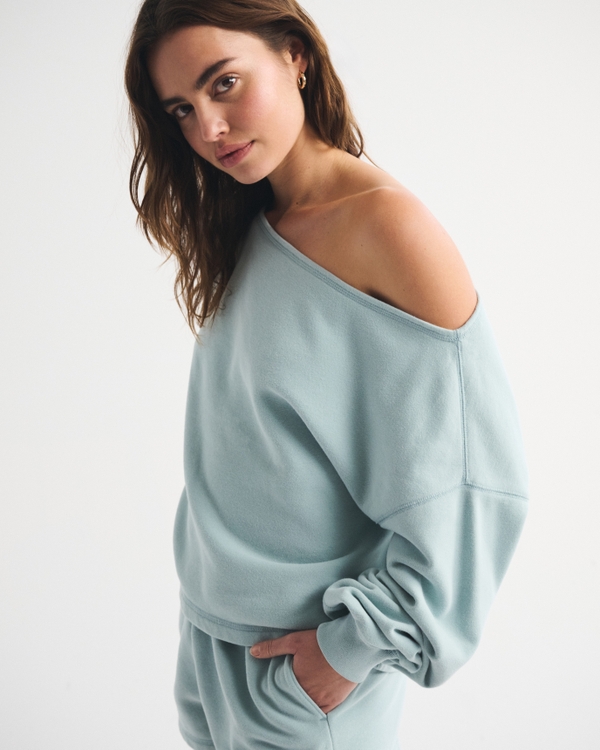 Sunday Terry Off-The-Shoulder Top