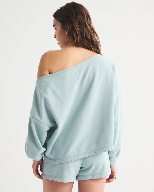 Sunday Terry Off-The-Shoulder Top