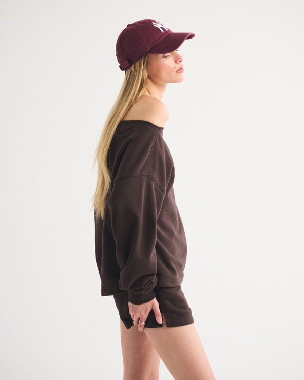 Sunday Terry Off-The-Shoulder Top