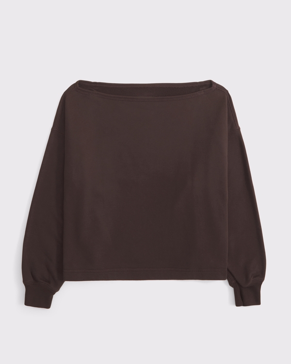 Sunday Terry Off-The-Shoulder Top