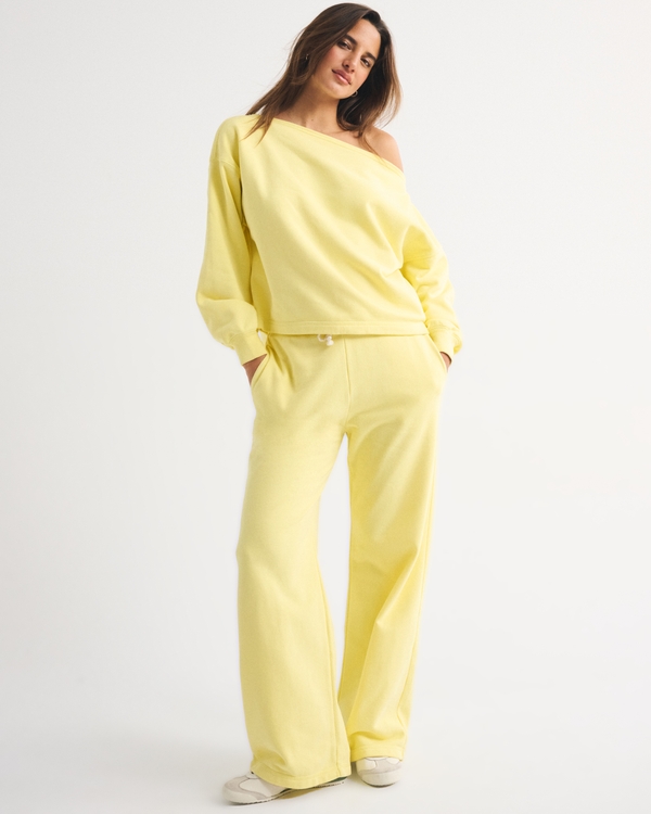 Sunday Terry Off-The-Shoulder Top