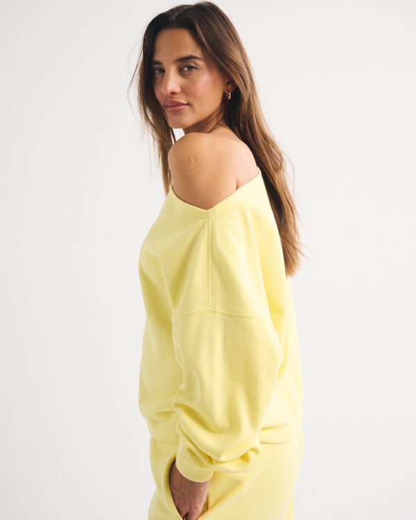 Sunday Terry Off-The-Shoulder Top