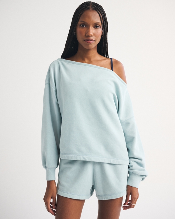 Sunday Terry Off-The-Shoulder Top
