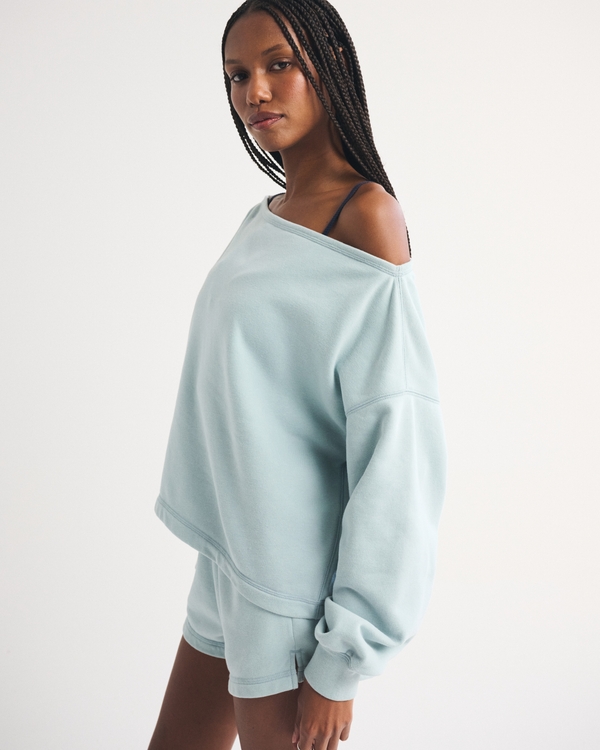 Sunday Terry Off-The-Shoulder Top