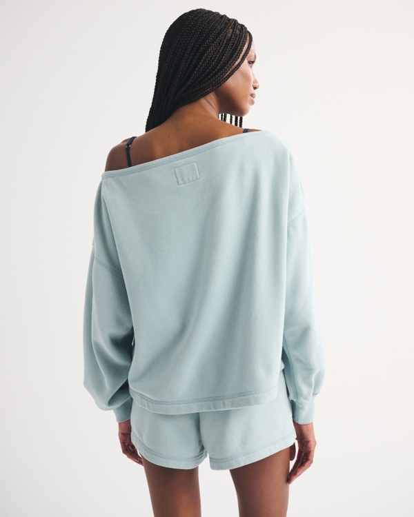 Sunday Terry Off-The-Shoulder Top