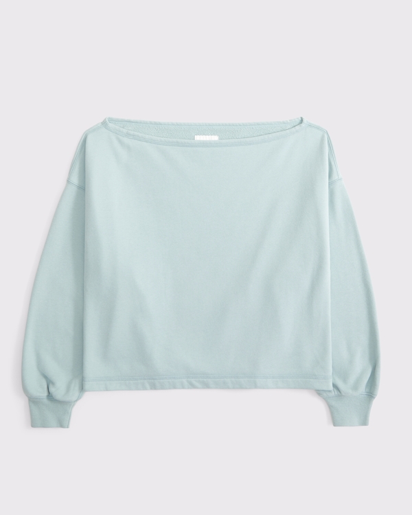 Sunday Terry Off-The-Shoulder Top