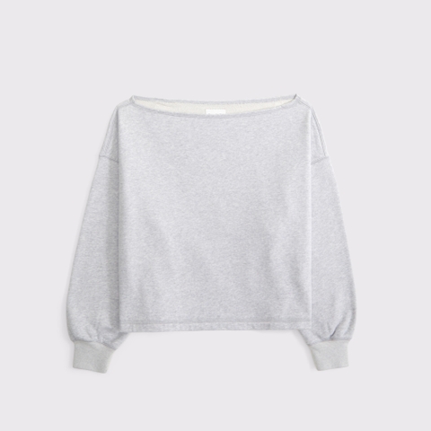 Женские топы Abercrombie & Fitch Sunday Terry Off-The-Shoulder Top