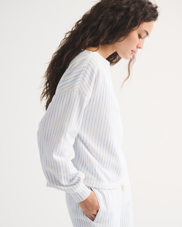 Sunday Terry Off-The-Shoulder Top