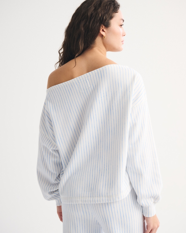 Sunday Terry Off-The-Shoulder Top