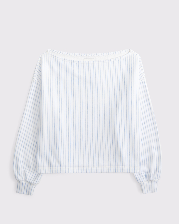 Sunday Terry Off-The-Shoulder Top