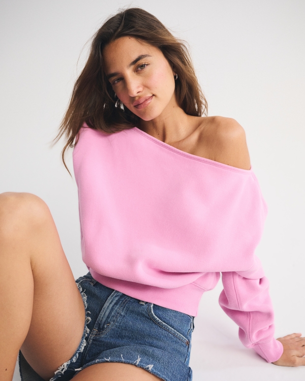 Sunday Off-The-Shoulder Top, Mauve view 1