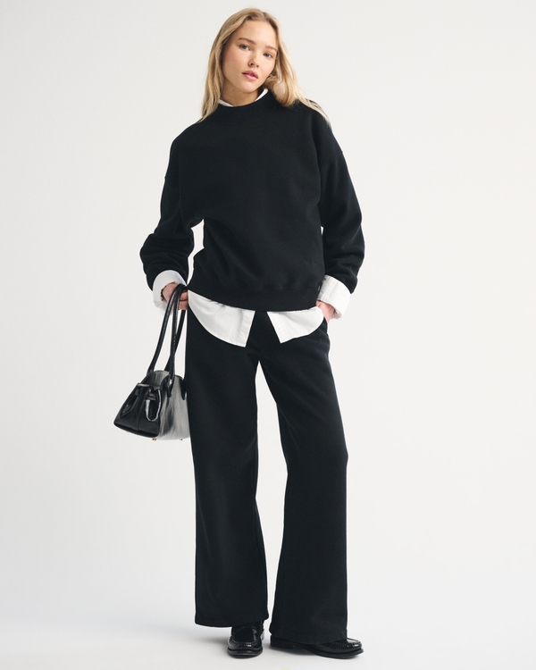 Sunday Mockneck Crew, Black view 2