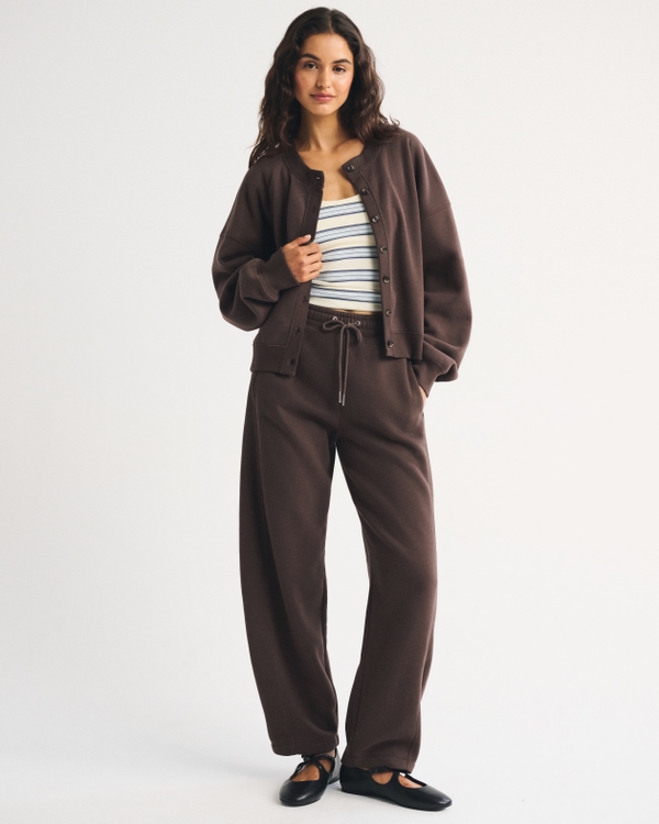 Sunday Shrunken Cardigan, Black Walnut view 2