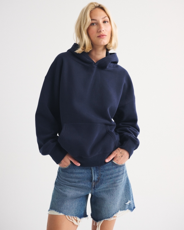 Sunday Popover Hoodie, Muted Navy view 1