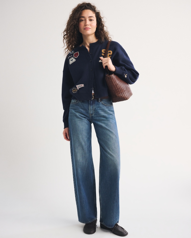 Sunday Shrunken Patchwork Cardigan