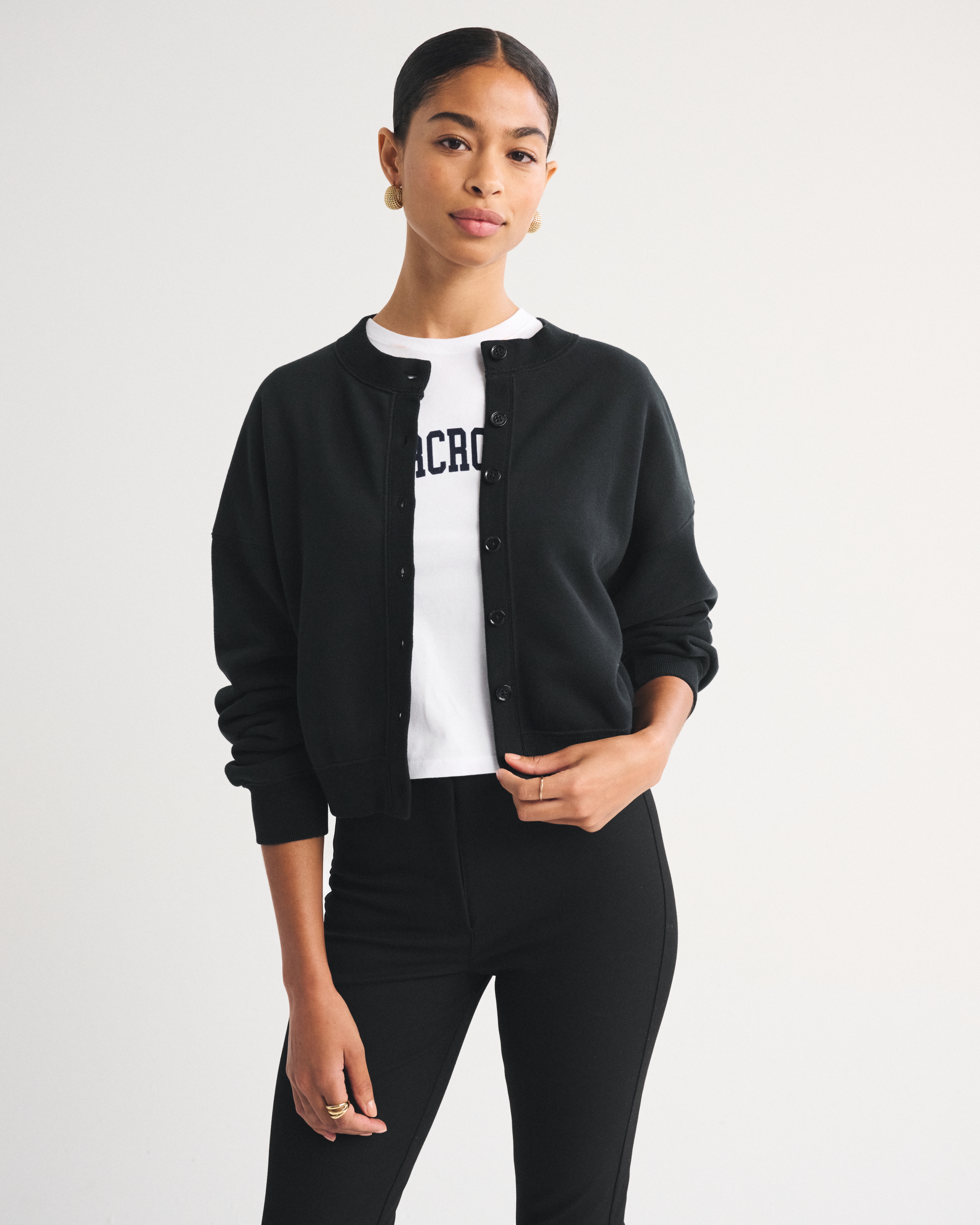 Женские кардиганы Abercrombie & Fitch Sunday Shrunken Cardigan — фото 2