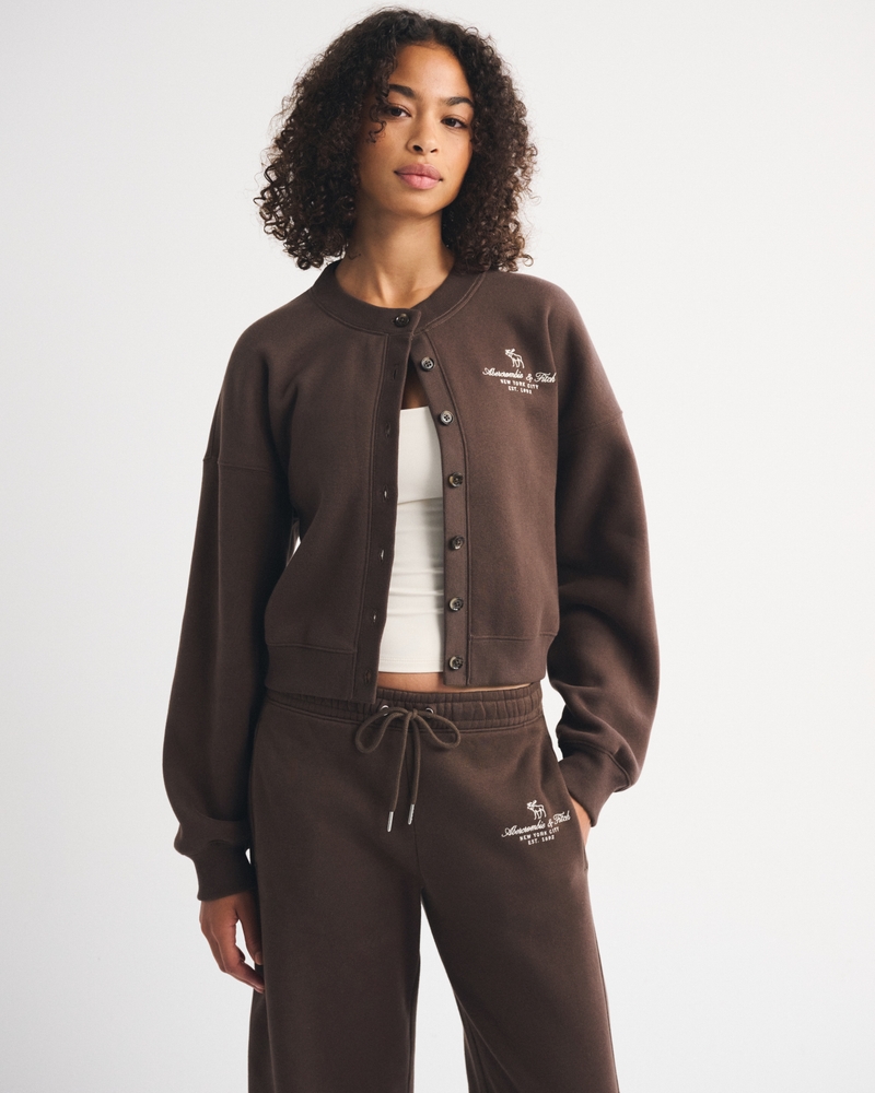 Sunday Logo Shrunken Cardigan - thumbnail 2