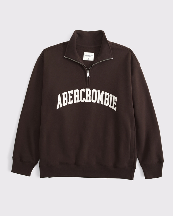 Sunday Half-Zip Sweatshirt by Abercrombie & Fitch