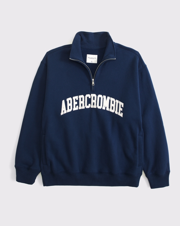 Women's Sunday Half-Zip Sweatshirt | Women's Tops | Abercrombie.com