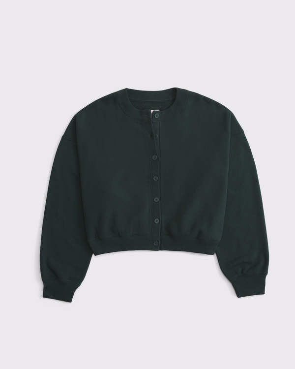 美品 Abercrombie & Fitch XL カーディガン 黒 Women's Sunday Shrunken Cardigan | Women's A&F Essentials
