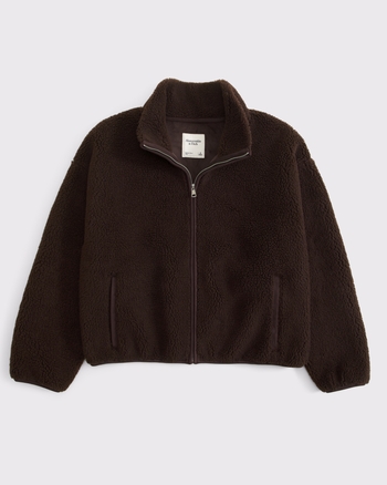 Sherpa Full-Zip Sweatshirt