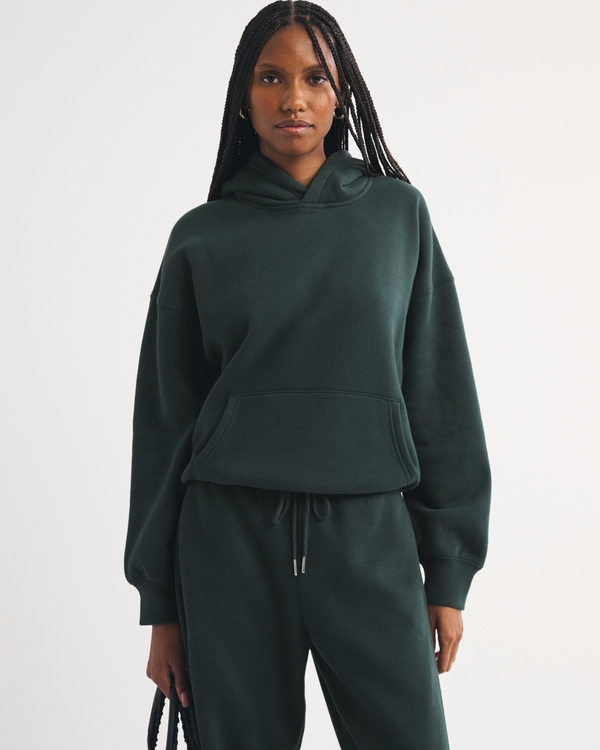Sunday Popover Hoodie, Dark Spruce view 1