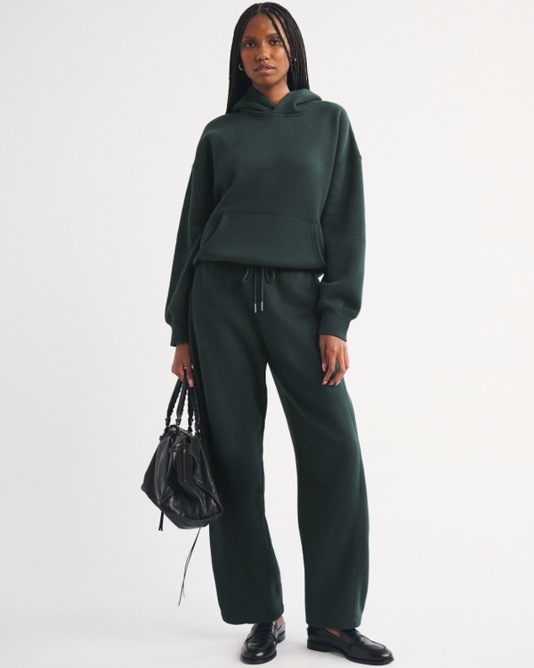 Sunday Popover Hoodie, Dark Spruce view 2