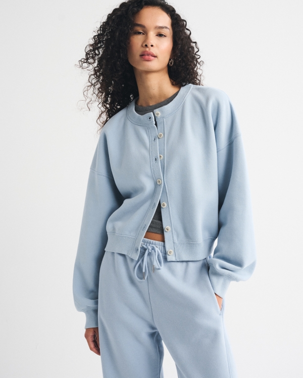 Sunday Shrunken Cardigan by Abercrombie & Fitch