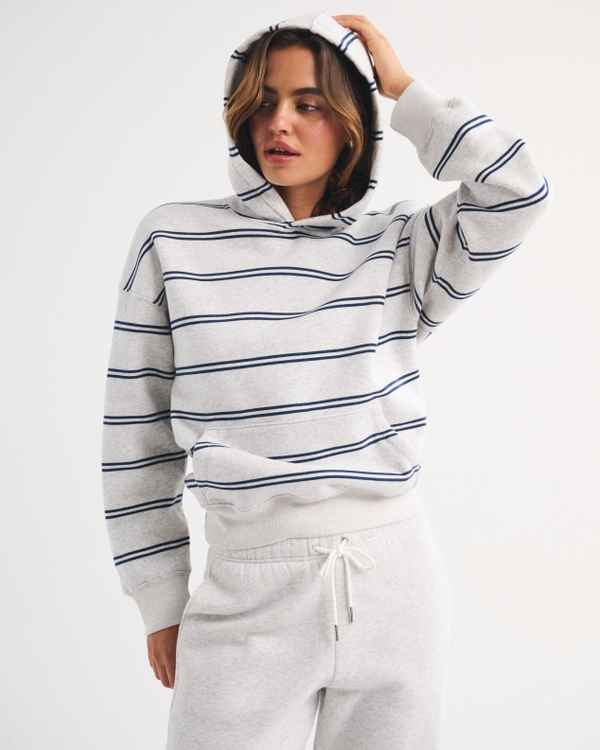 Sunday Popover Hoodie, Light Gray view 1