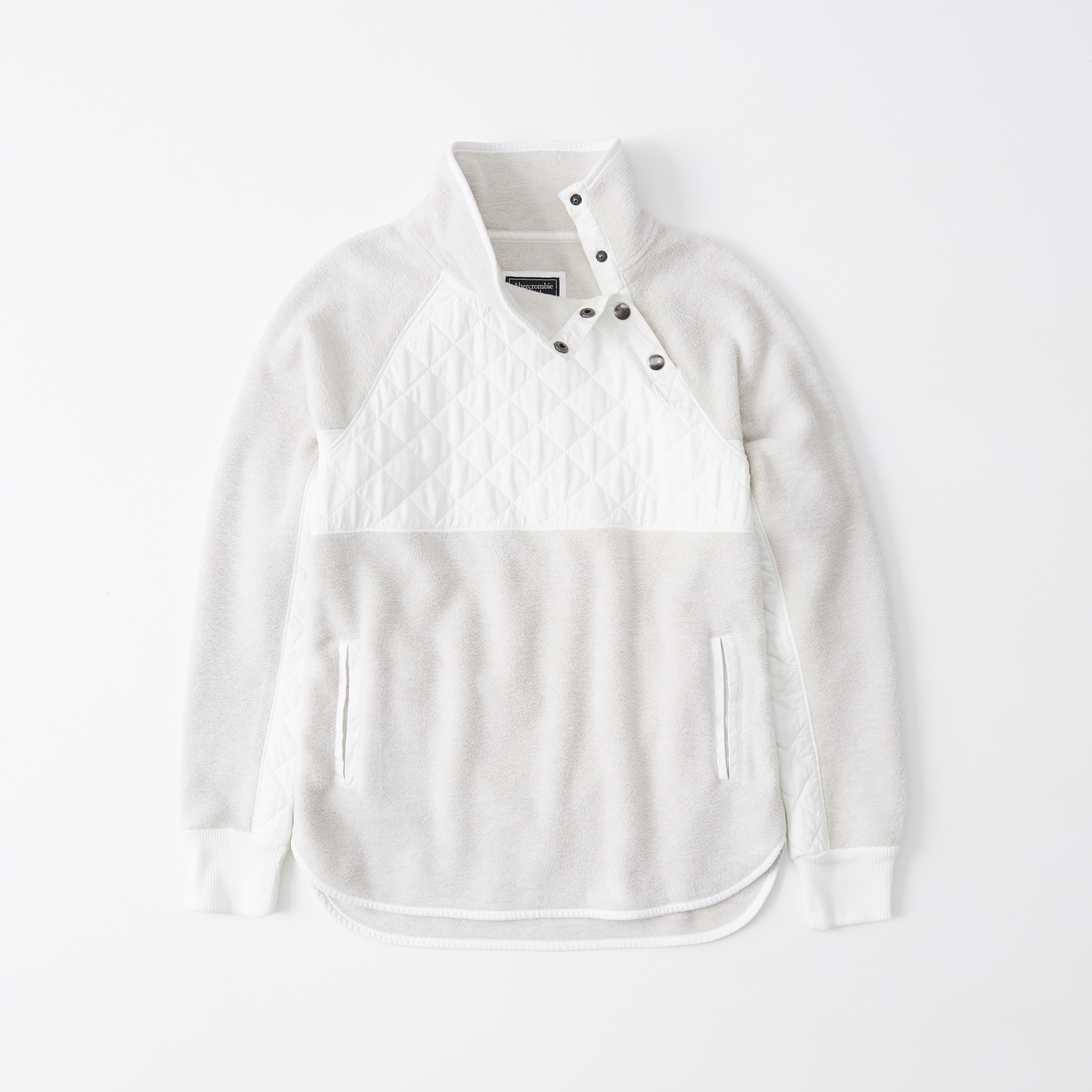 abercrombie asymmetrical fleece