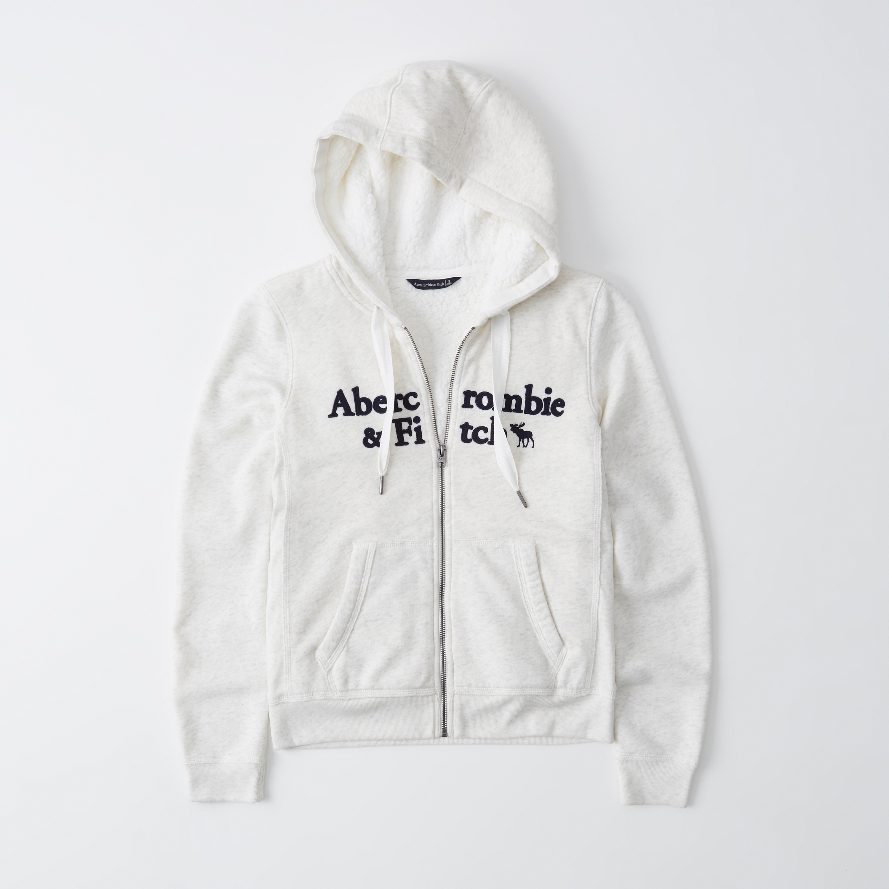 women's sherpa full zip hoodie